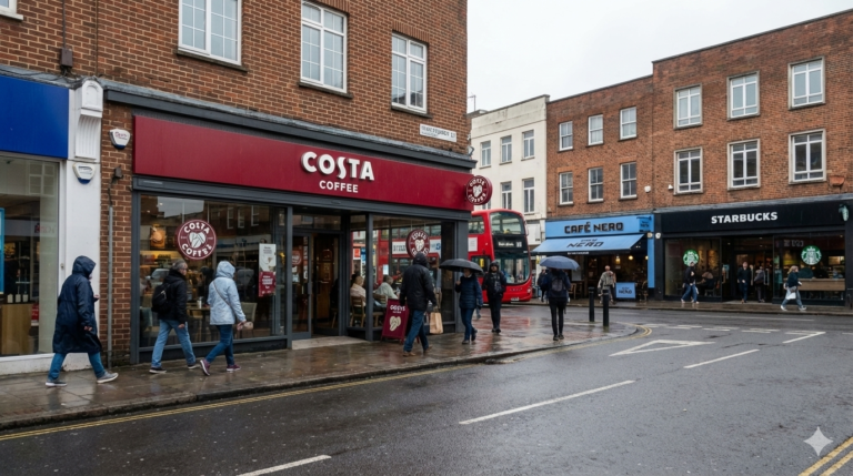 Costa Coffee Struggles as Competition Heats Up Across the UK