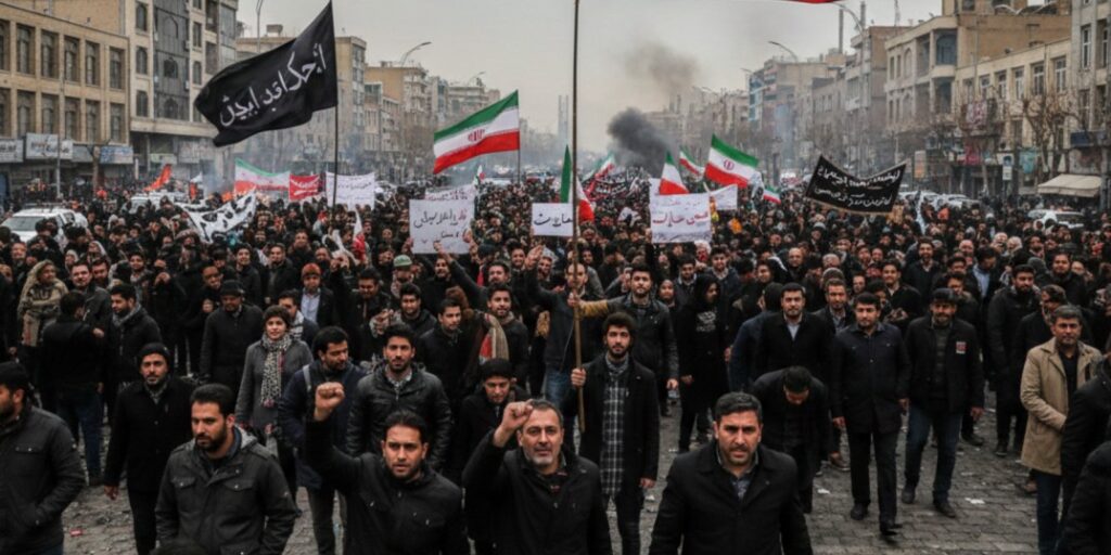 Iran protests escalate with Tehran announcing three days of mourning and rising US rhetoric over the unrest.