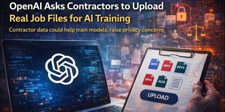 OpenAI Asks Contractors to Upload Real Job Files for AI Training