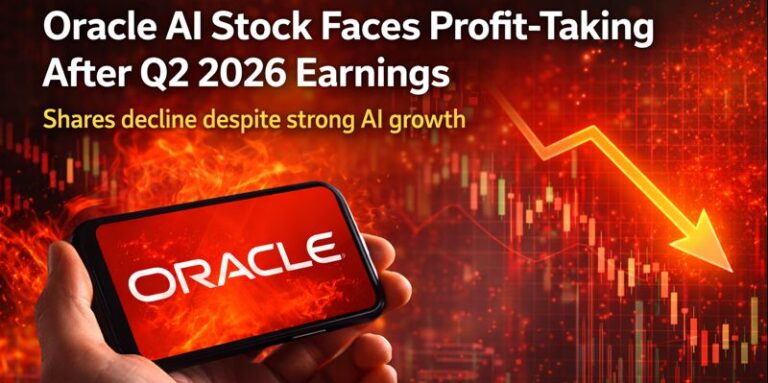 Oracle stock reacts to Q2 2026 earnings amid AI-driven cloud growth and investor profit-taking