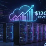Runpod AI cloud platform growth with GPU servers and rising revenue visuals