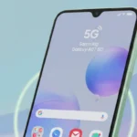 Samsung Galaxy A07 5G smartphone displaying a large edge to edge screen, modern design, dual camera setup, and features focused on speed, power, and everyday convenience