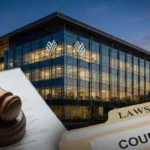 SandboxAQ tech startup legal dispute illustration, representing lawsuit and executive controversy.