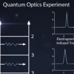 Diagram of a four level ladder atomic system demonstrating quantum frequency mixing and secondary Autler-Townes splitting in light matter interaction