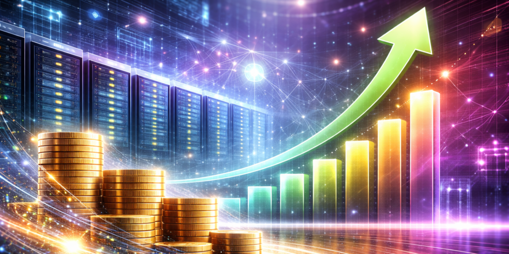 Alphabet investing in artificial intelligence infrastructure through large-scale data centers and long-term bond financing