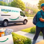 Amazon Pharmacy delivering prescription medications to homes across the United States with same day delivery service