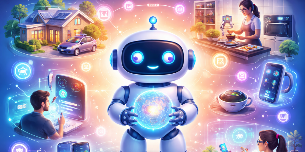 How artificial intelligence is quietly shaping everyday life through smartphones, homes, work, and technology