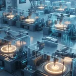 TSMC chip fabrication facility amid AI semiconductor boom and market cap growth outlook