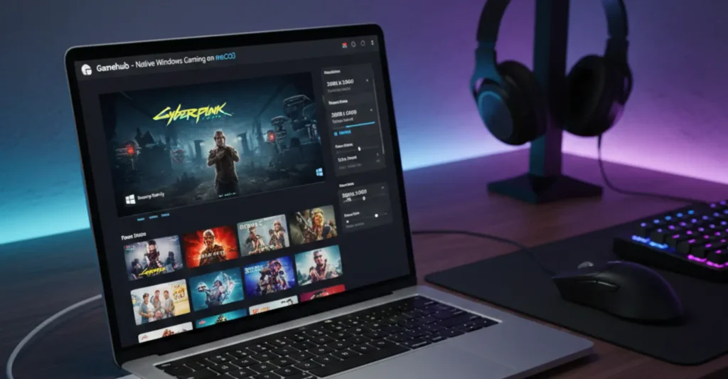 GameSir’s Gamehub app promises to run Steam games natively on Mac, offering advanced gaming features and bypassing emulators.