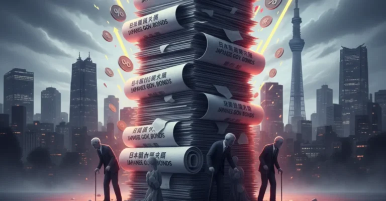 Japan’s finance ministry warns of a sharp increase in government bond issuance by 2029 due to rising social spending and interest costs.