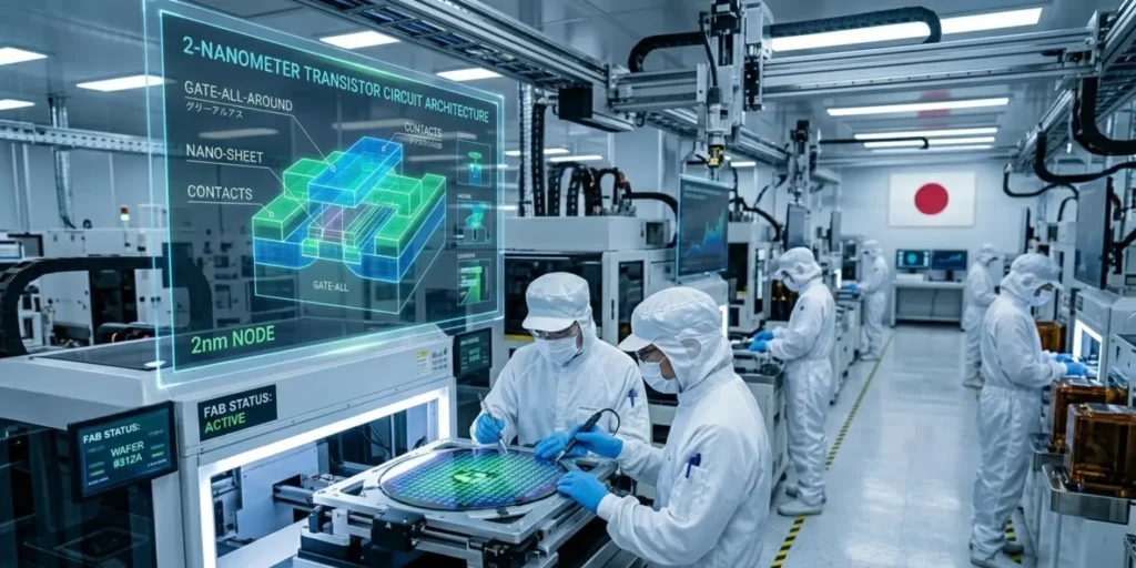 Japan’s Rapidus semiconductor facility in Japan developing advanced 2-nanometer chips with $1.7 billion government and corporate backing.