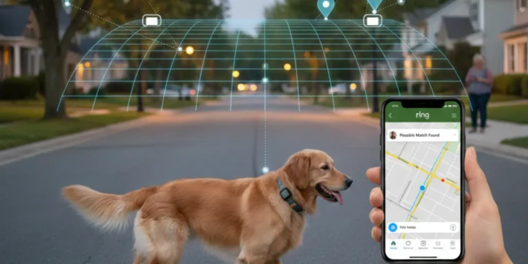 Ring expands Search Party feature allowing all users to find lost dogs using nearby Ring camera footage and AI technology