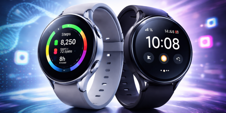 Samsung Galaxy Watch 8 series smartwatches showcasing modern design and advanced health tracking features