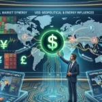 US dollar currency symbol with global forex charts showing movements in euro, yen, and pound as market sentiment improves.