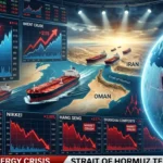 Stocks Slide in Asia as Brent Crude Hits Record Monthly Gains