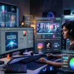 Picsart AI agent marketplace showing automated design tools, image editing, and creative workflow powered by artificial intelligence.