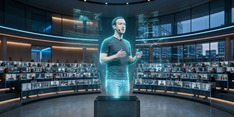 Meta AI Zuckerberg Avatar for Enterprise Communication