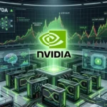 NVIDIA stock analysis 2026 showing $1 trillion order backlog, Vera Rubin and Feynman chips, AI infrastructure growth, and market trends.