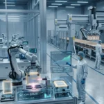 QuantumScape solid-state battery production line showing transition from lab testing to manufacturing facility