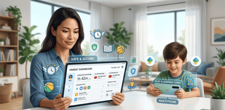 Google expands Android 17 parental controls with Family Link, screen time tools, app limits, and remote supervision