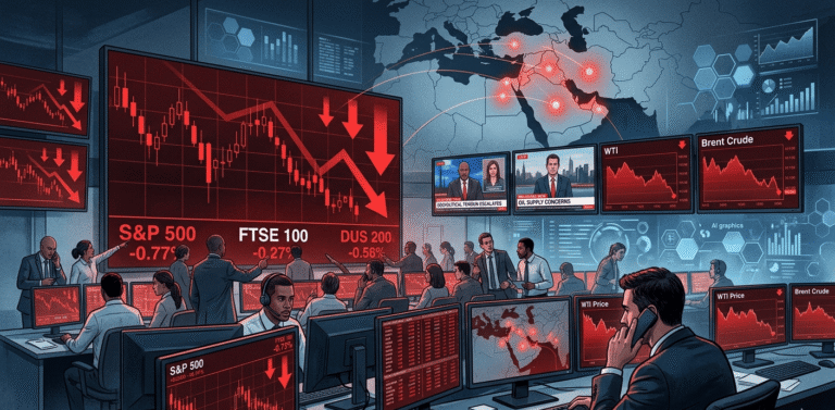Stocks Drop as AI Rally Pauses and US-Iran Peace Talks Stall